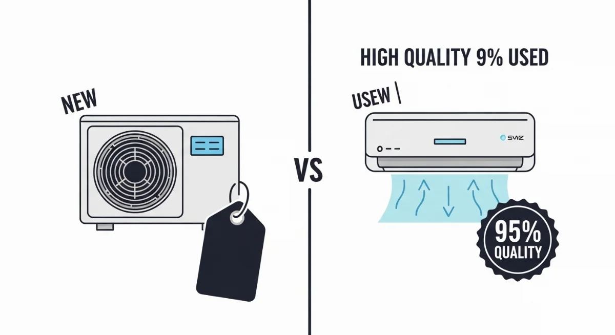 Người dùng đang cân nhắc nên mua máy lạnh cũ hay mới cho phù hợp nhu cầu
