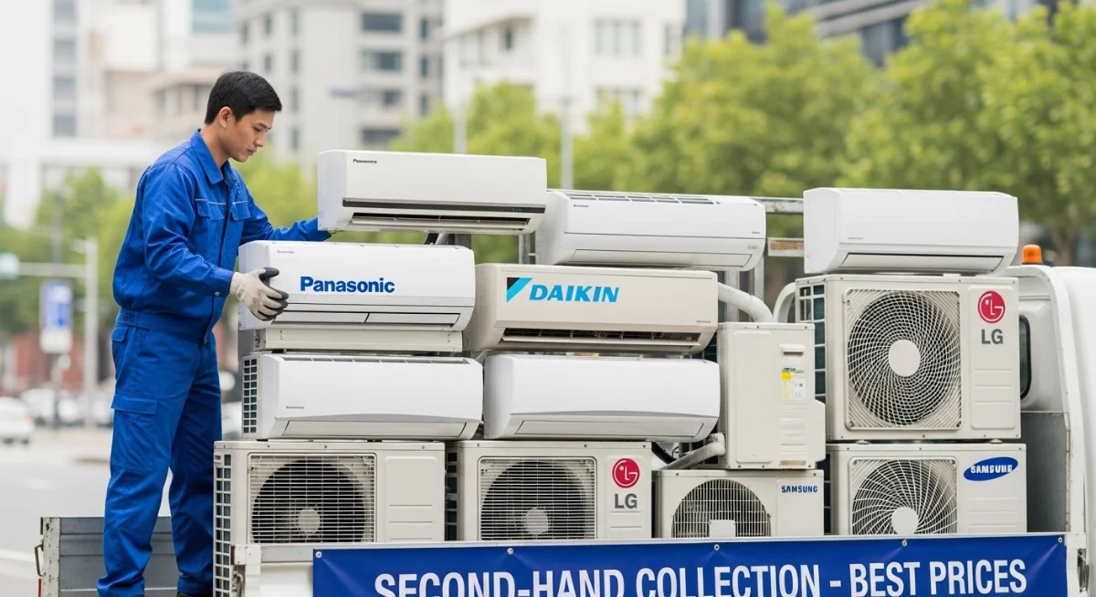 Dịch vụ thu mua máy lạnh cũ các hãng chuyên nghiệp, nhanh chóng tại Hóc Môn