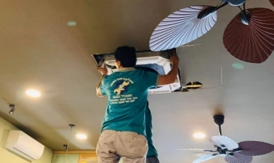 Thi công lắp đặt máy âm trần  quy tín chất lượng 