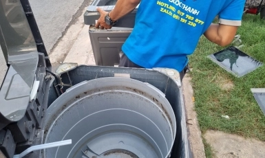 Vệ sinh máy giặt;lồng ngang lồng đứng 