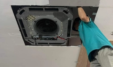 THÁO LẮP THI CÔNG LẮP ĐẶT MÁY ÂM TRẦN.